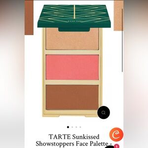 Tarte sun kissed showstoppers highlight, blush, & bronze palette